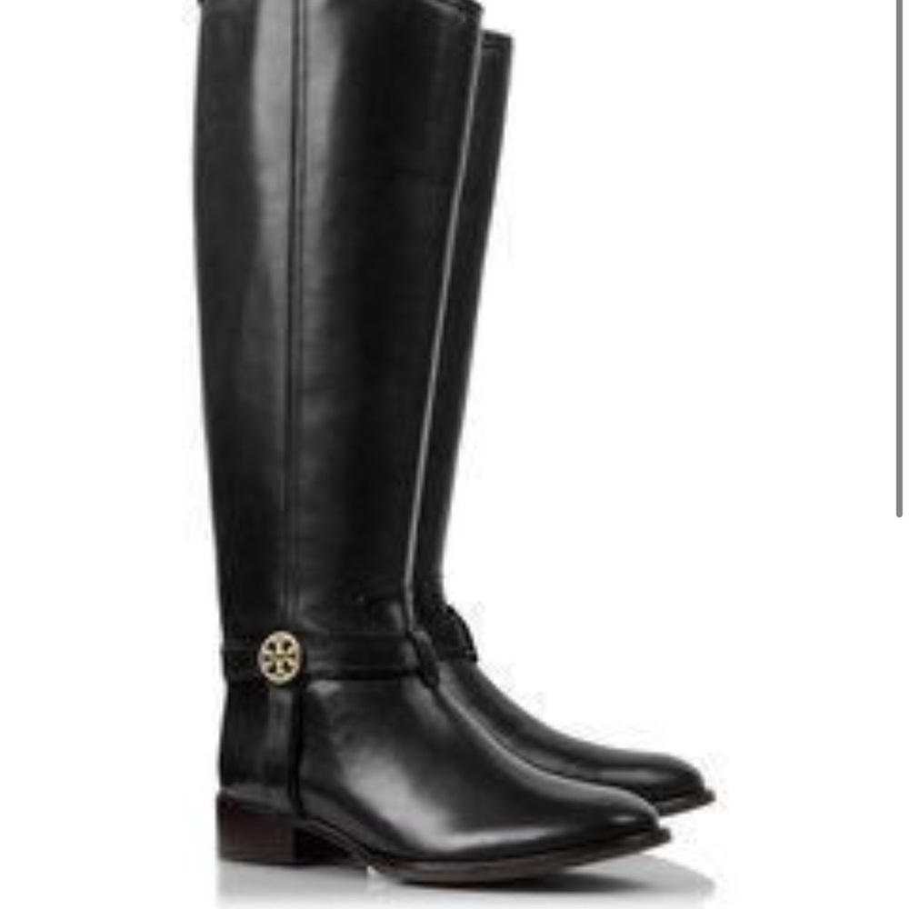 Tory Burch Bristol riding boots /Black/ Size 8